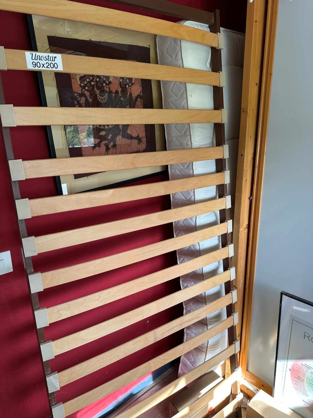 Eenpersoons matras en/of lundia lattenbodem, Ophalen, Gebruikt, 90 cm, Eenpersoons