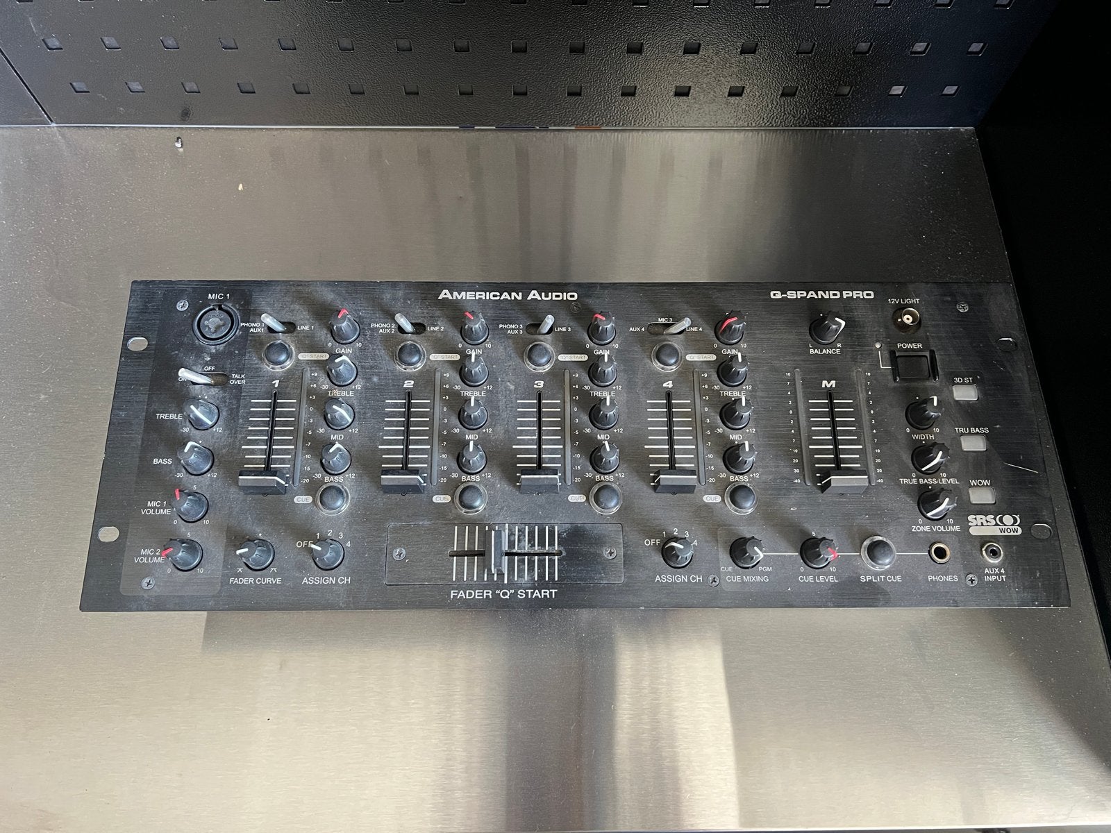 American Audio Q-SPAND PRO DJ Mixer, Ophalen, Gebruikt, Minder dan 5 kanalen, Microfooningang