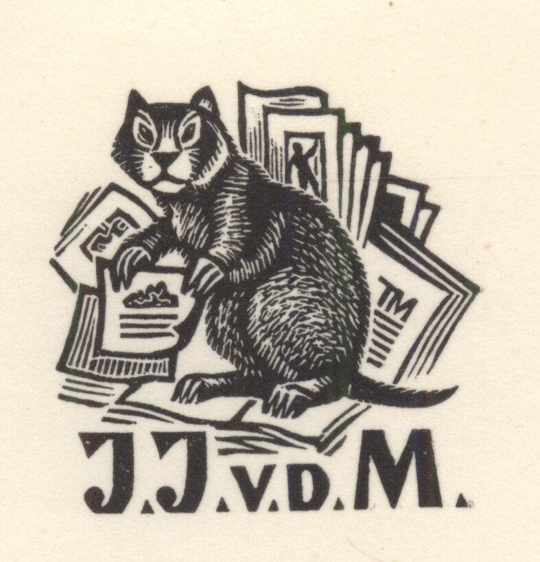 1775 Ex Libris Nederland : Thijs Mauve, 1958, Verzenden, Ex libris