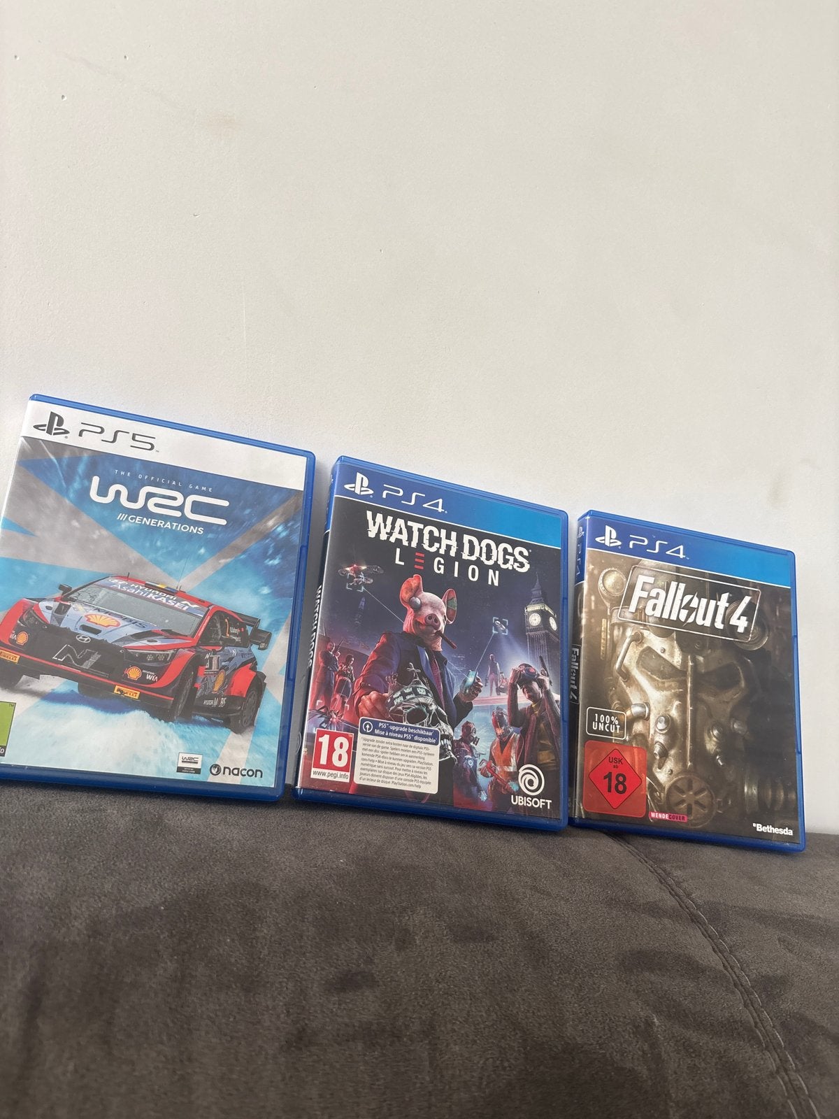 PS4/PS5 Games: WRC Generations, Watch Dogs Legion, Fallout 4, Vanaf 18 jaar, Overige genres, 1 speler, Ophalen of Verzenden