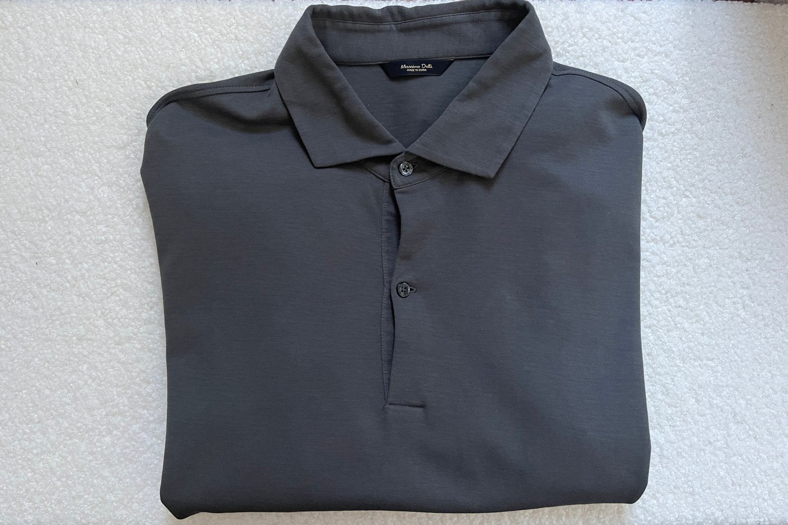 Massimo dutti longsleeve poli grijs, XL, Ophalen of Verzenden, Zo goed als nieuw, Maat 56/58 (XL), Grijs