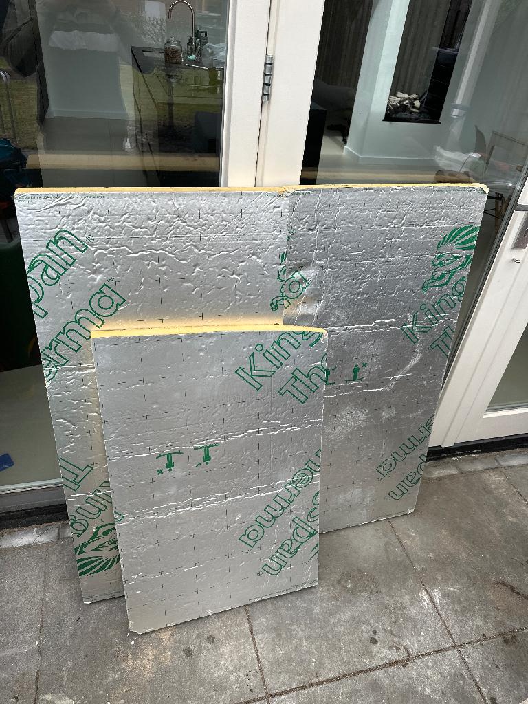 Kingspan isolatie 40mm en 80mm dik, Dakisolatie, 4 tot 8 cm, Nieuw, Ophalen of Verzenden