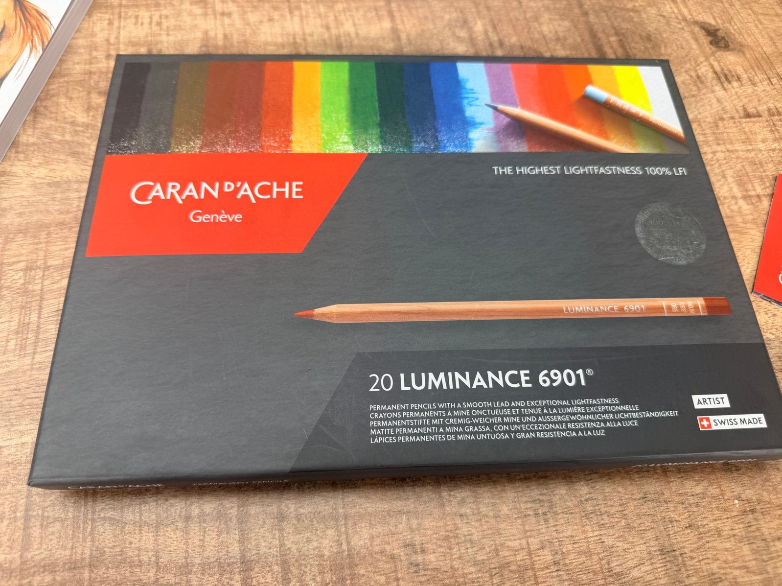 Caran d'Ache Luminance 6901 Kleurpotloden Set, Hobby en Vrije tijd, Tekenen, Ophalen of Verzenden, Zo goed als nieuw, Potlood of Stift