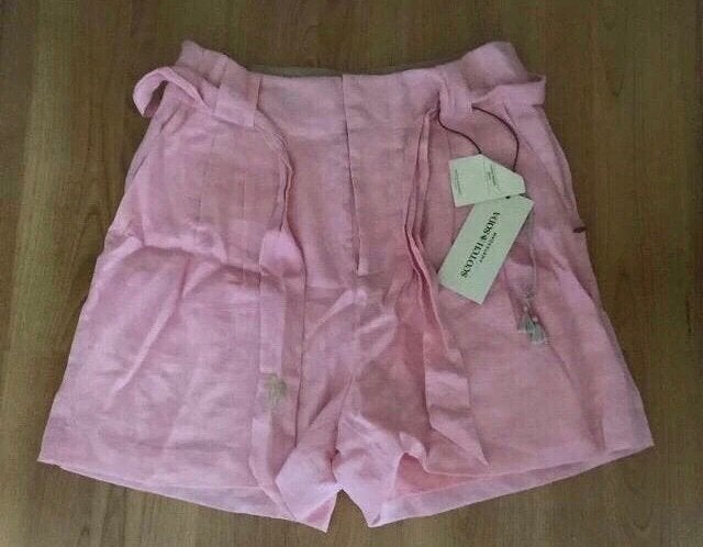Nieuwe linnen short. Scotch & Soda, Kort, Nieuw, Ophalen of Verzenden, Roze