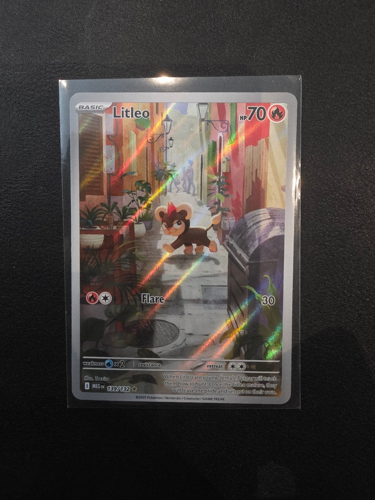 Litleo 139/132, Ophalen of Verzenden, Zo goed als nieuw, Losse kaart, Foil