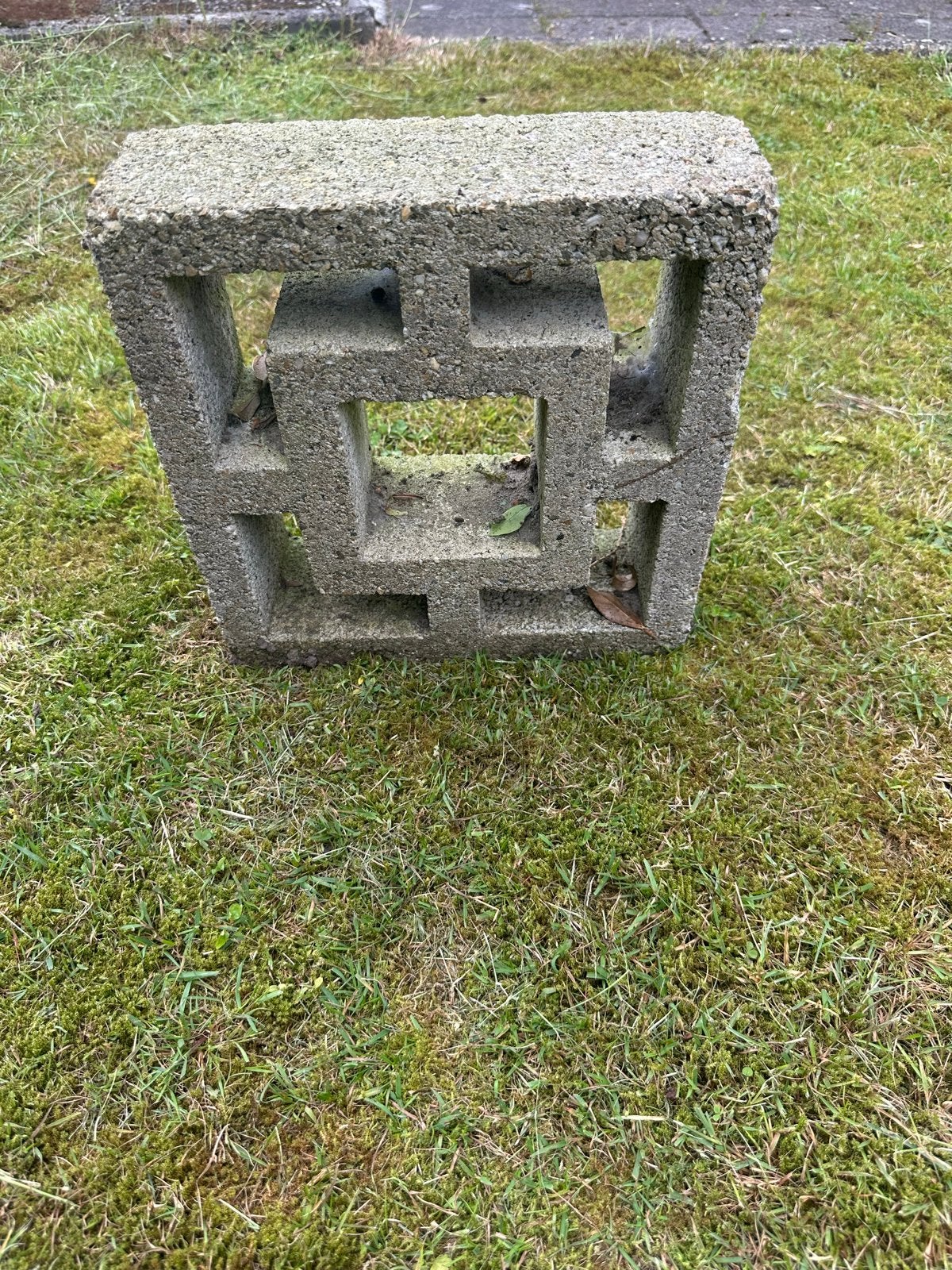 Betonnen sierblokken voor tuin of afscheiding, Ophalen, Overige materialen, Gebruikt, Overige typen