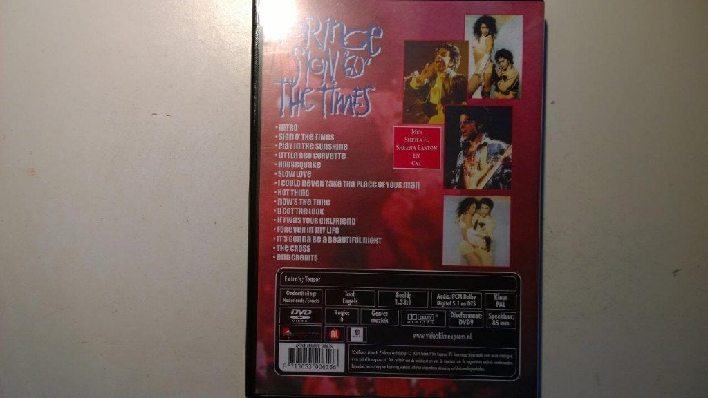 Prince - Sign O The Times (DVD), Alle leeftijden, Ophalen of Verzenden, Zo goed als nieuw, Concert