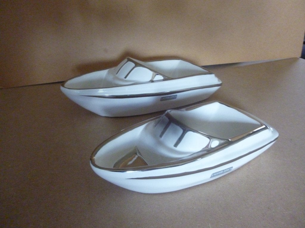 mooie design  bootjes set van 2 speedboot yacht boot bootje, Ophalen of Verzenden, Motorboot, Schaalmodel