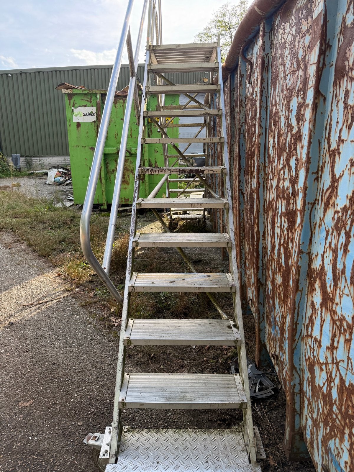 Robuuste Containertrap - Veilig en Duurzaam, Ophalen, Gebruikt, Trap, 2 tot 4 meter