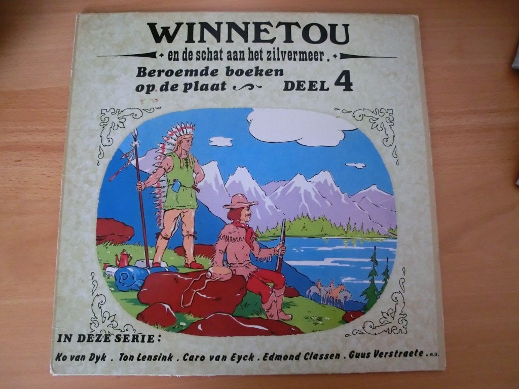 LP Winnetou en de schat van het zilvermeer met Ko van Dijk, Beschermende buitenhoes, LP, Gebruikt, Ophalen of Verzenden