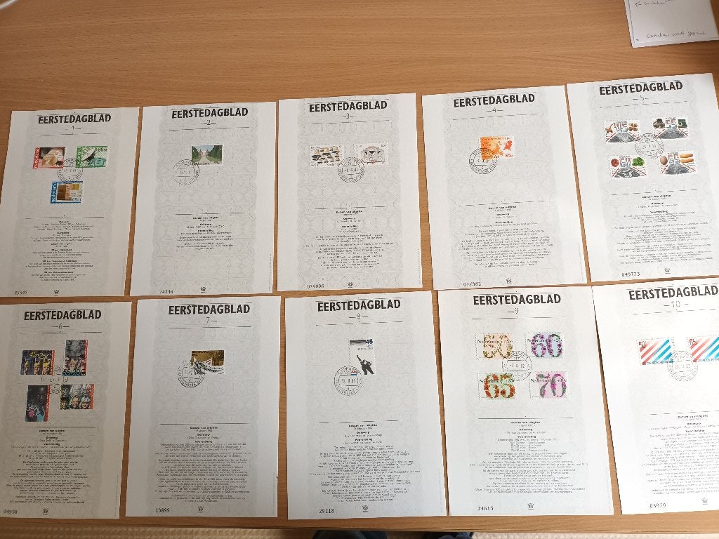 Eerste dagbladen, Postzegels en Munten, Ophalen of Verzenden, Overige typen