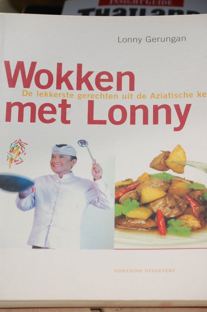 Lonny Gerungan Wokken met Lonny, Azië en Oosters, Zo goed als nieuw, Lonny Gerungan, Tapas, Hapjes en Dim Sum