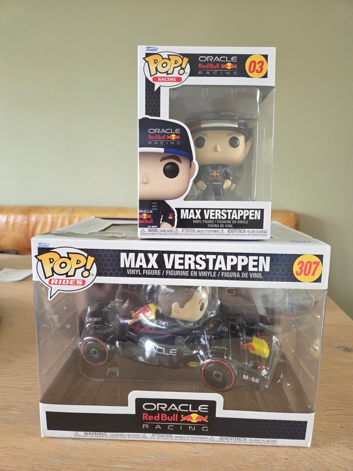 Max Verstappen Funko Pop Rides 307 & Pop Racing 03, Ophalen of Verzenden