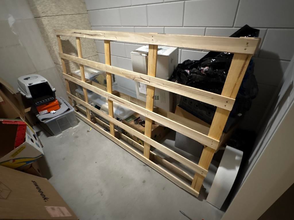 Houten pallet gratis afhalen moet snel weg!, Ophalen of Verzenden
