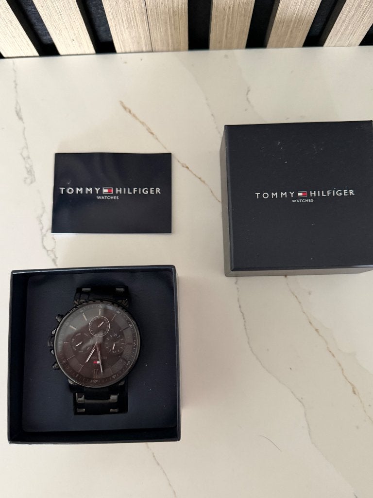 Tommy hilfiger horloge, Sieraden, Tassen en Uiterlijk, Horloges | Heren, Staal, Polshorloge, Nieuw, Ophalen