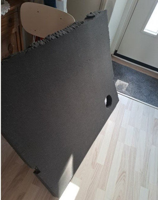 Schuimrubber plaat | 110x92x6cm |met aircoslang-gat, Ophalen, Gebruikt