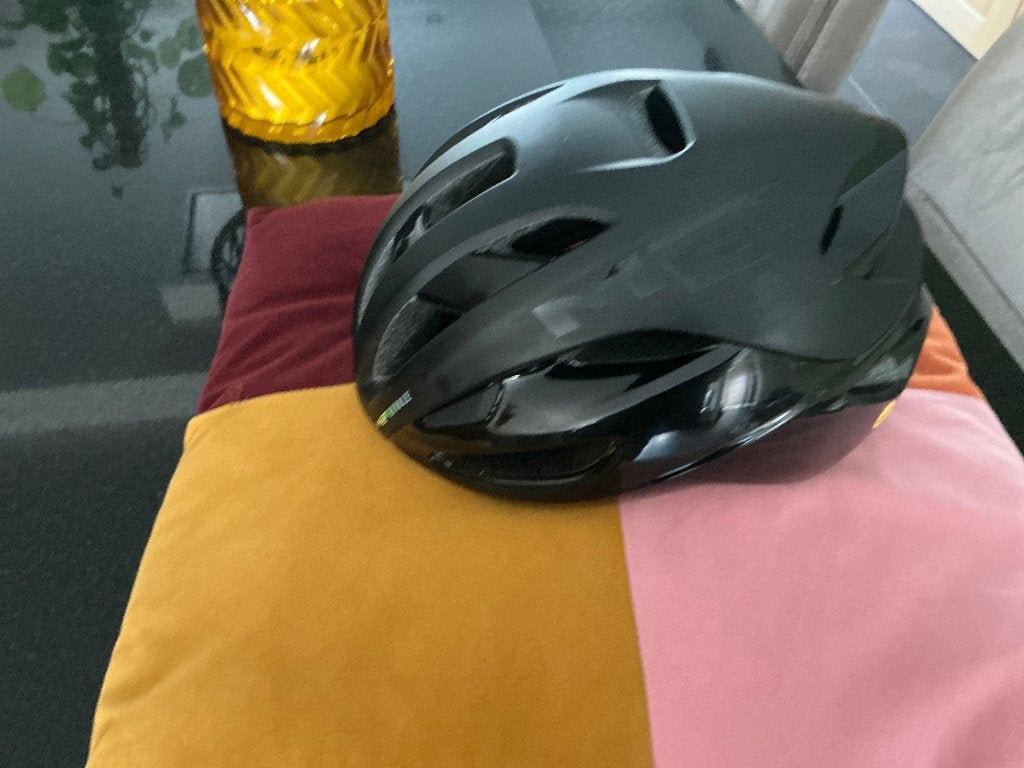 Racefiets helm met rivale maat l, Gebruikt, Ophalen of Verzenden, MET, L