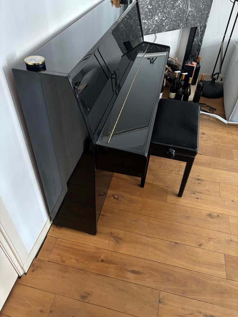 Kawai Piano Zwart Hoogglans - Zo goed als nieuw, Zwart, Ophalen of Verzenden, Zo goed als nieuw, Piano