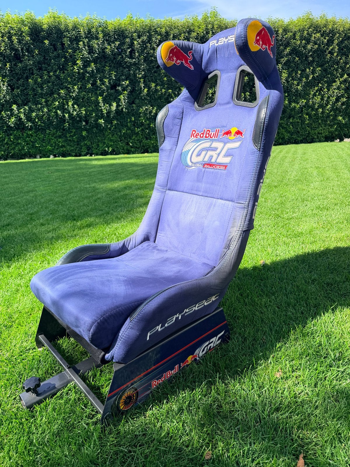 Playseat Red Bull GRC met Thrustmaster T150 stuur en pedalen, Ophalen, Gebruikt, Playseat of Racestoel, PlayStation 4