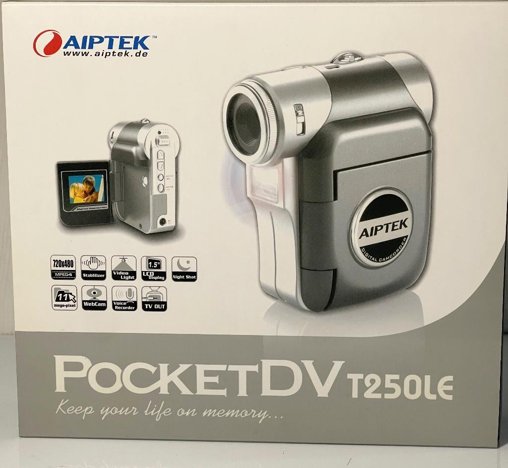 AIPTEK POCKET DV T250LE Digitaal camera (Nieuw)Bijna GRATIS, Overige merken, N, N, Aiptek