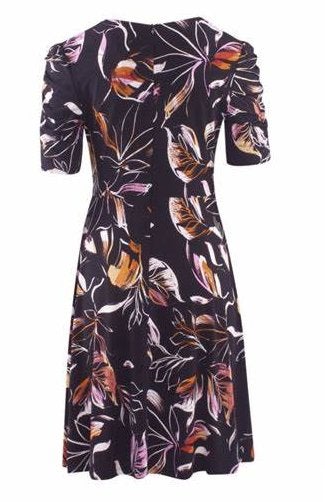 Joseph Ribkoff prachtige jurk met pof mouw mt 44, Kleding | Dames, Meerkleurig, ., Maat 42/44 (L), Joseph Ribkoff