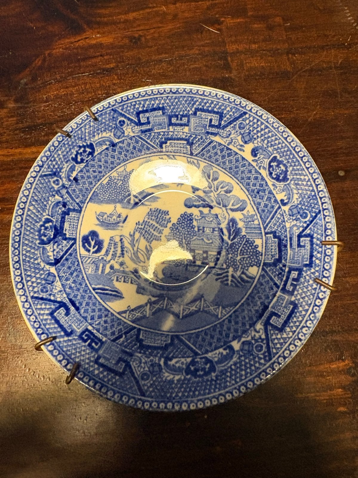 Wedgwood Blauw Willow Patroon Schotel, Ophalen of Verzenden