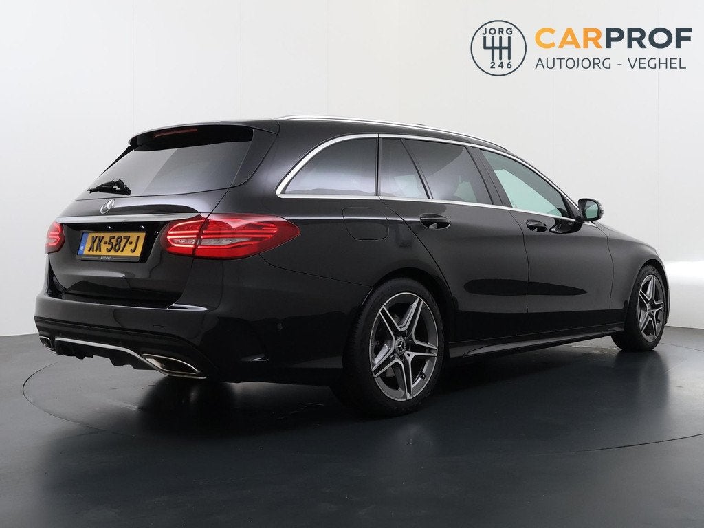 Mercedes-Benz C-klasse Estate 180 Business Solution Facelift, Automaat, Leder en Stof, Zwart, C-Klasse