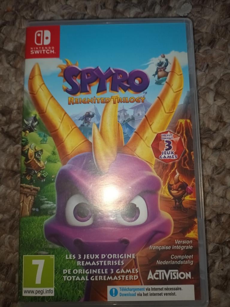 Spyro Reignited Trilogy - Nintendo Switch, Spelcomputers en Games, Ophalen, Gebruikt, 1 speler, Eén computer