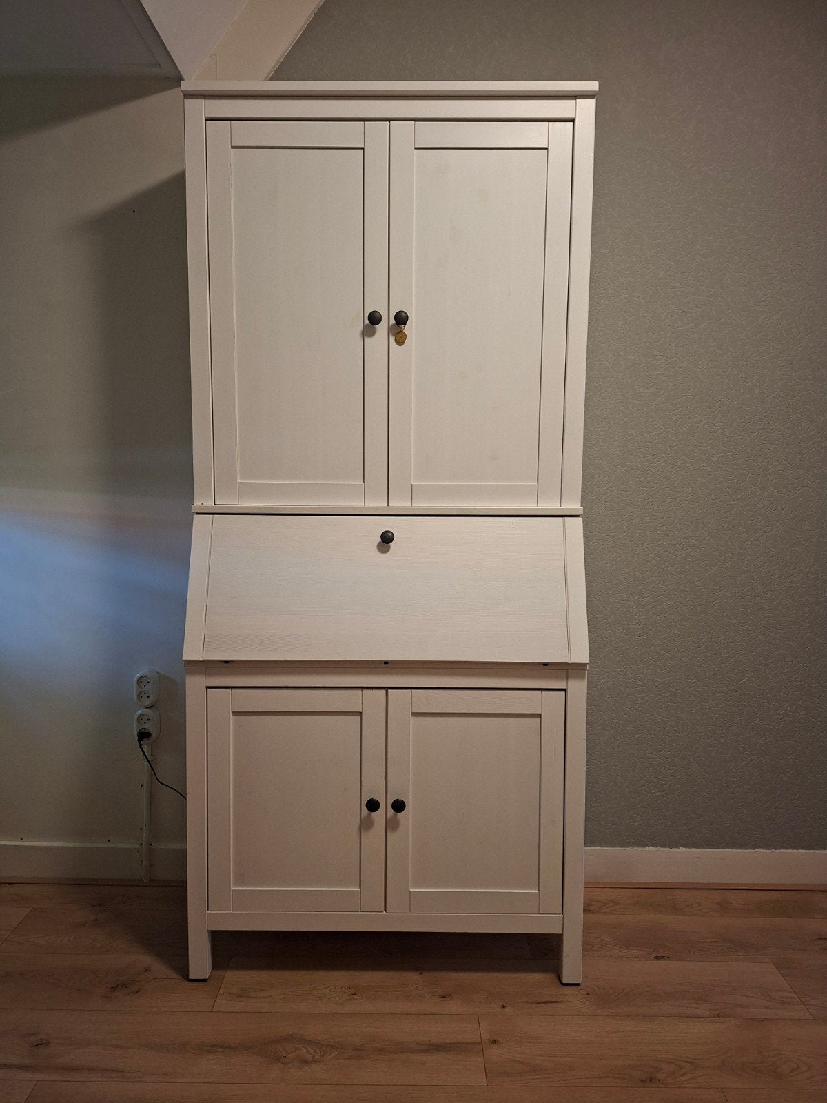 IKEA Marka houten kast met geïntegreerd bureau, Huis en Inrichting, Kasten | Overige, Ophalen, Gebruikt
