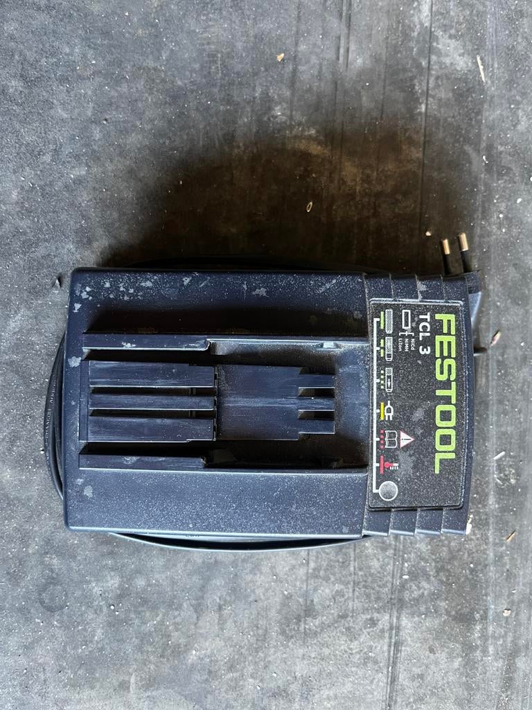 Festool TCL3 lader, Doe-het-zelf en Verbouw, Gereedschap | Machine-onderdelen en Toebehoren, Ophalen of Verzenden, Gebruikt