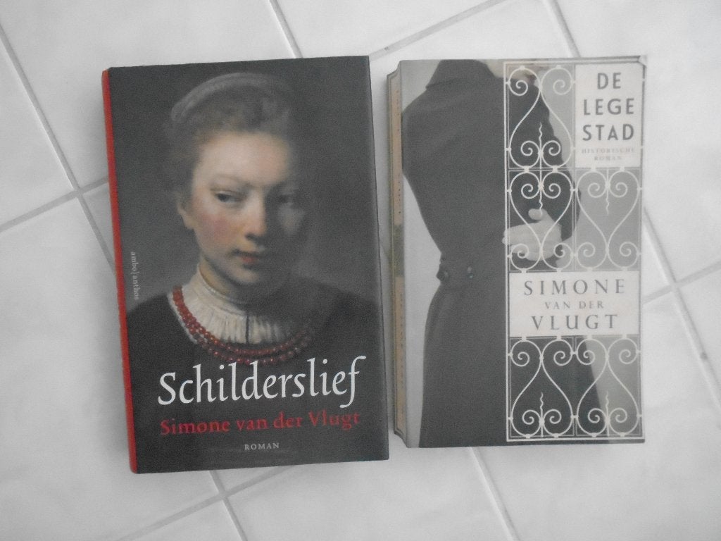 schilderslief & lege stad, simone van der vlugt, Ophalen of Verzenden, Zo goed als nieuw, Simone van der Vlugt