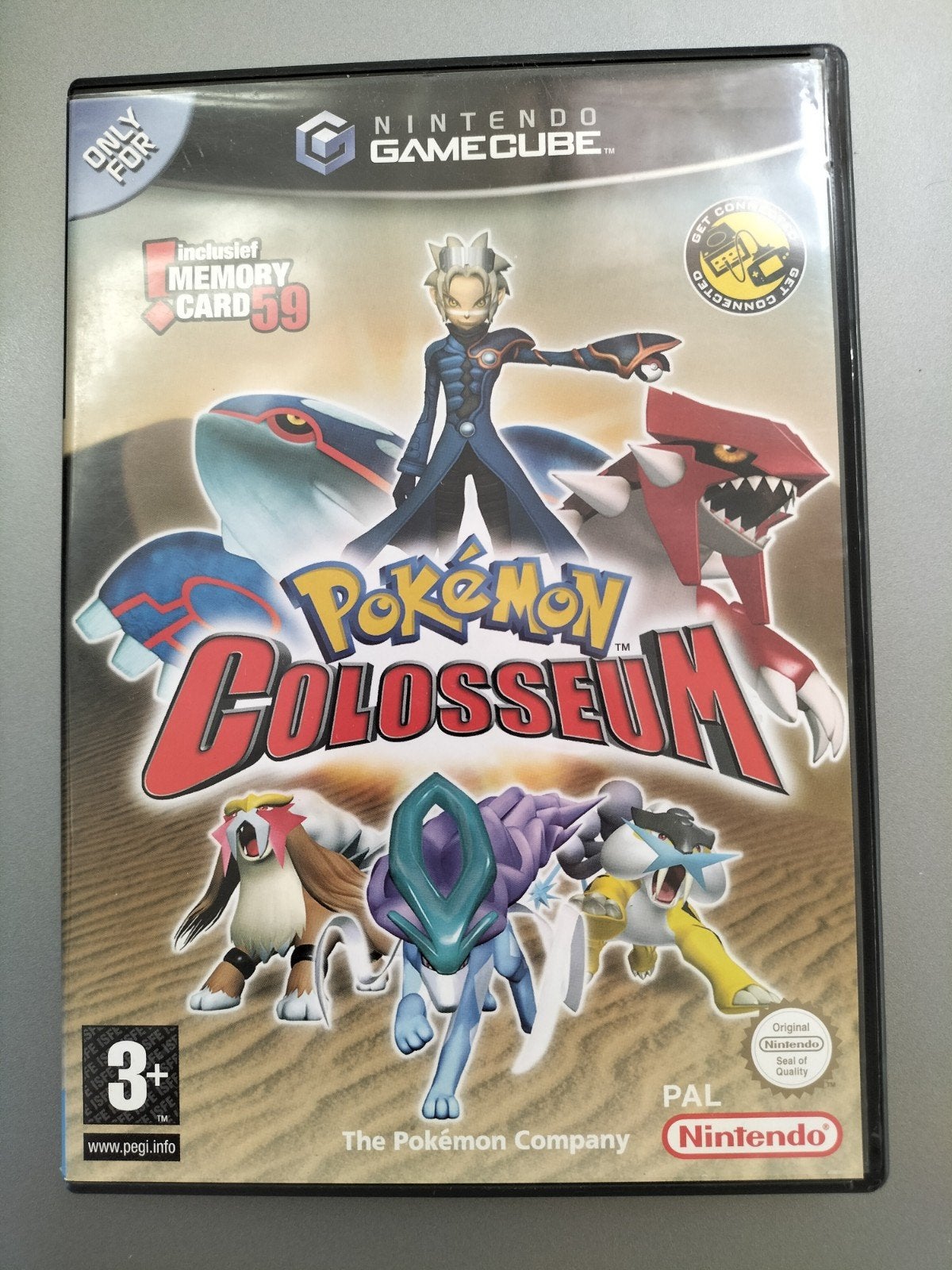 Pokémon Colosseum GameCube + Memory Card - Zo goed als nieuw, 1 speler, Ophalen of Verzenden, Zo goed als nieuw, Role Playing Game (Rpg)