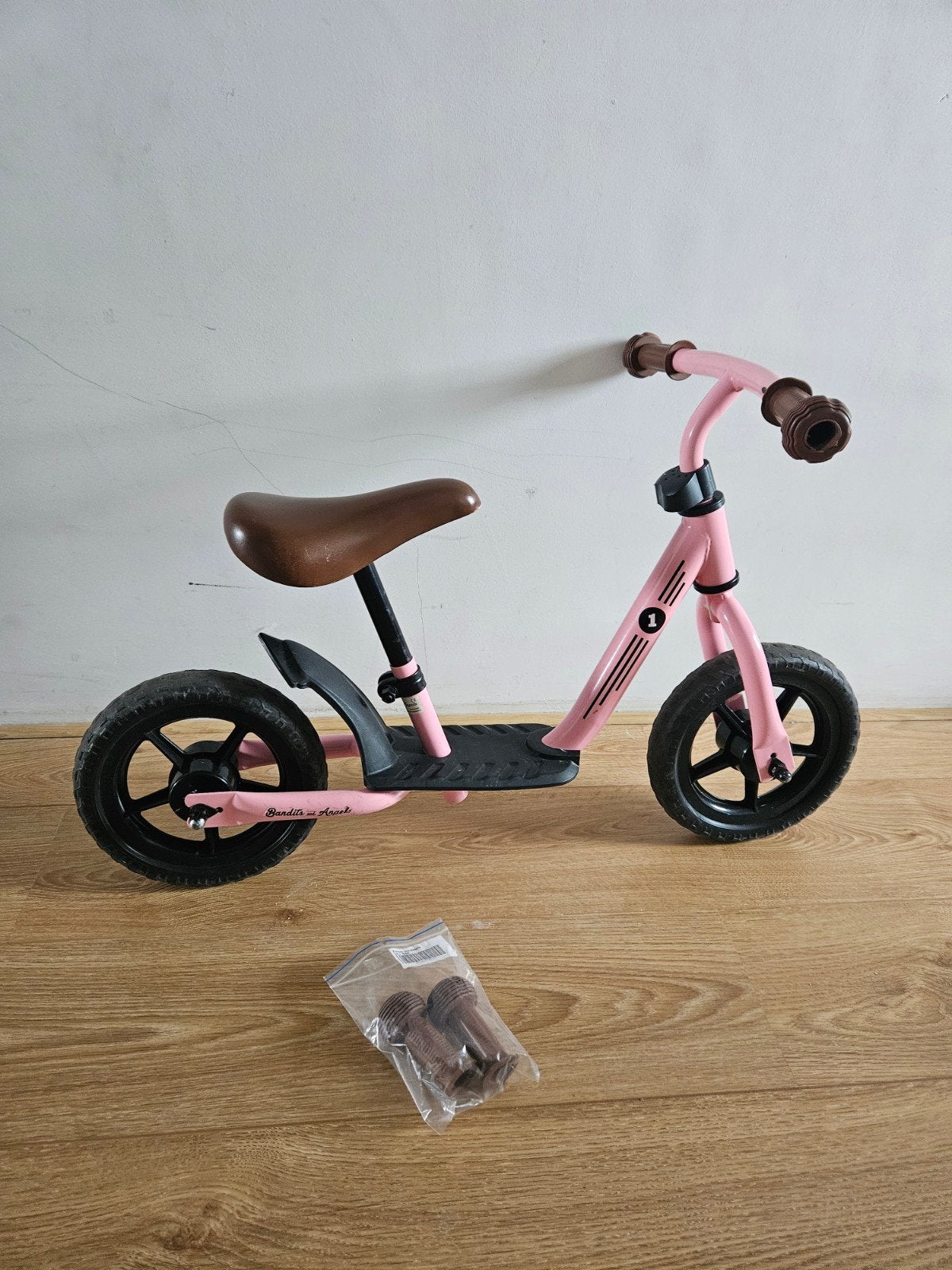 Bandits and Angels loopfiets roze, Ophalen, Gebruikt, Minder dan 16 inch, Bandits and Angels