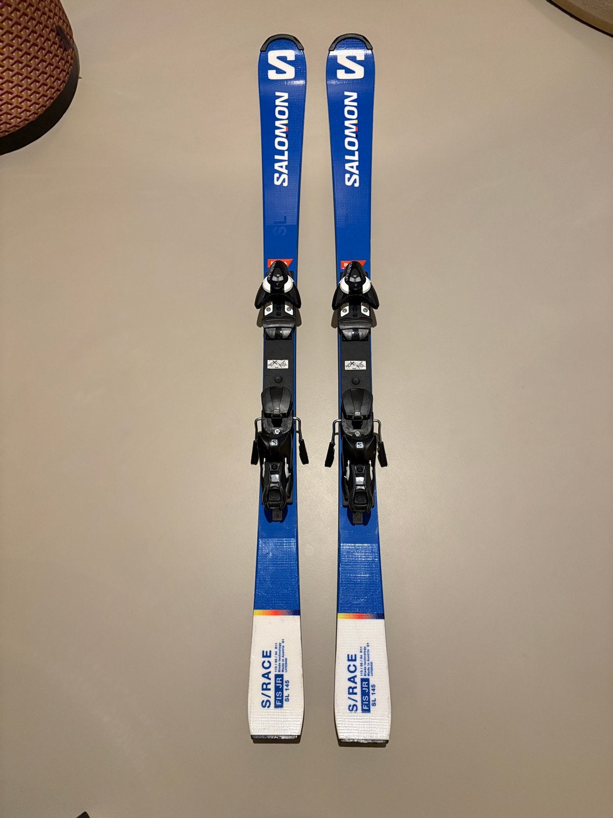 Salomon S/Race FIS SL 145cm Junior race ski, 140 tot 160 cm, Zo goed als nieuw, Carve, Skiën