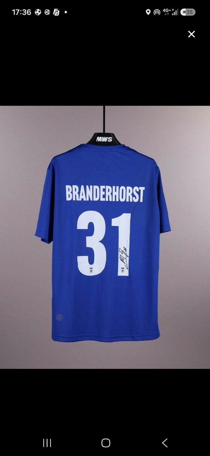 fortuna sittard branderhorst matchworn shirt gezocht, Maat XL, Ophalen, Zo goed als nieuw, Shirt