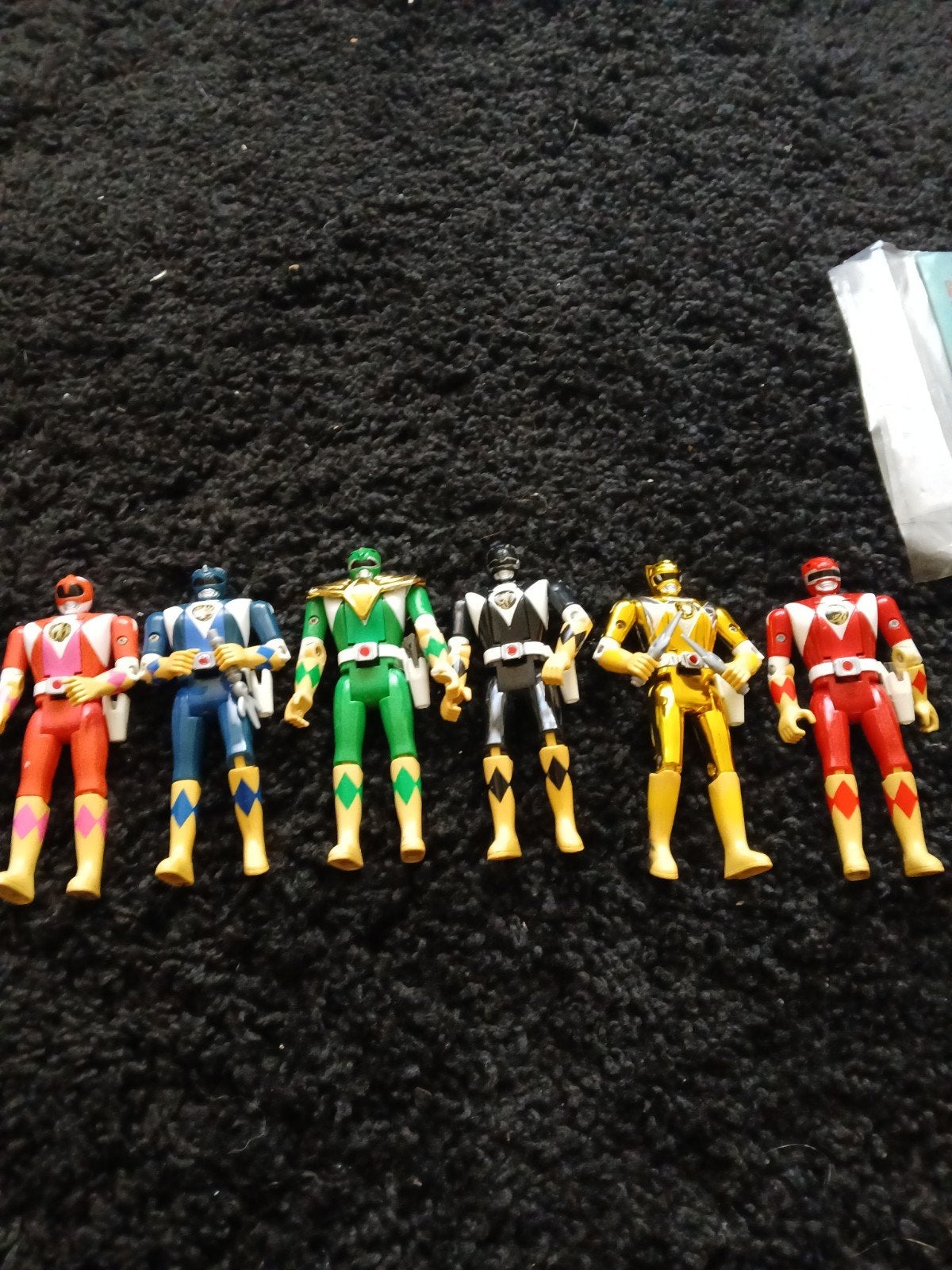 Power Rangers actiefiguren - set van 6, Ophalen of Verzenden, Gebruikt