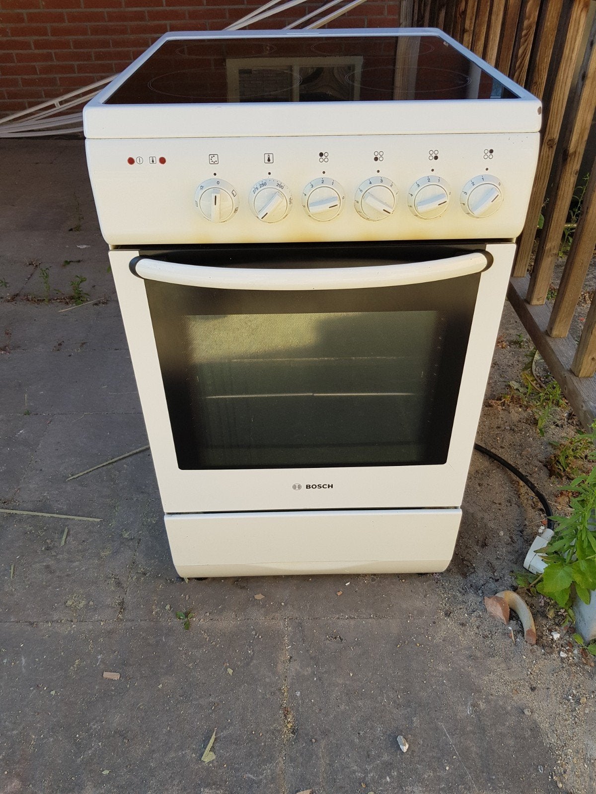 Bosch inductie fornuis, Ophalen, 4 kookzones, Inductie, 85 tot 90 cm