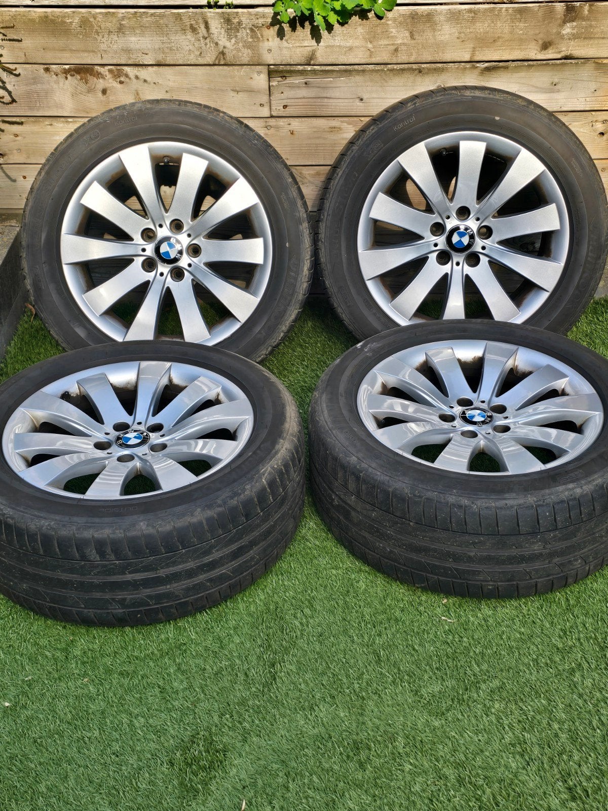 BMW 18 inch velgen met zomerbanden - Serie 5/6/7/X3/X4, 18 inch, Banden en Velgen, Ophalen of Verzenden, Personenwagen