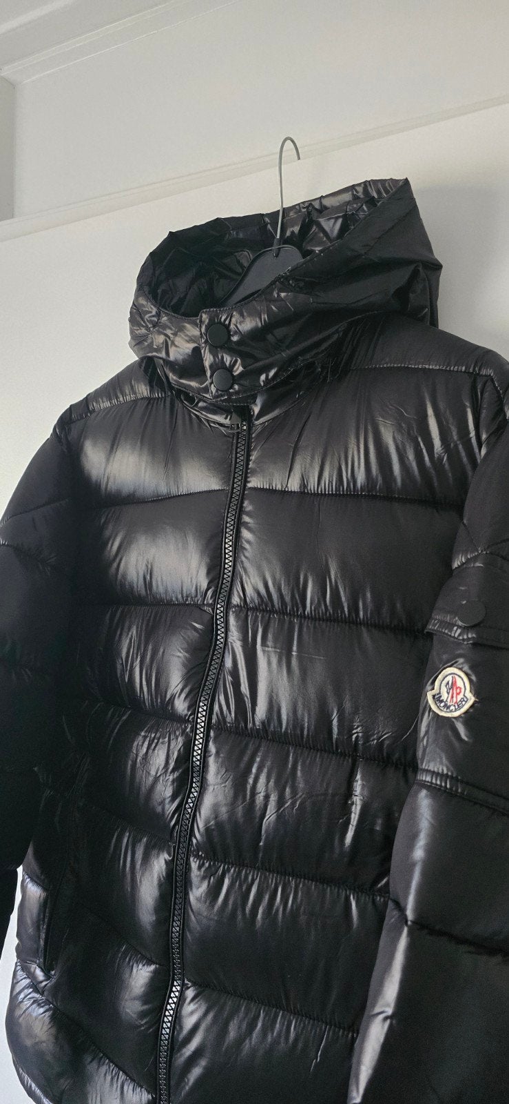 Moncler Maya jas maat M/L Nieuw, Ophalen, Moncler Maya jas, Maat 48/50 (M), Zwart