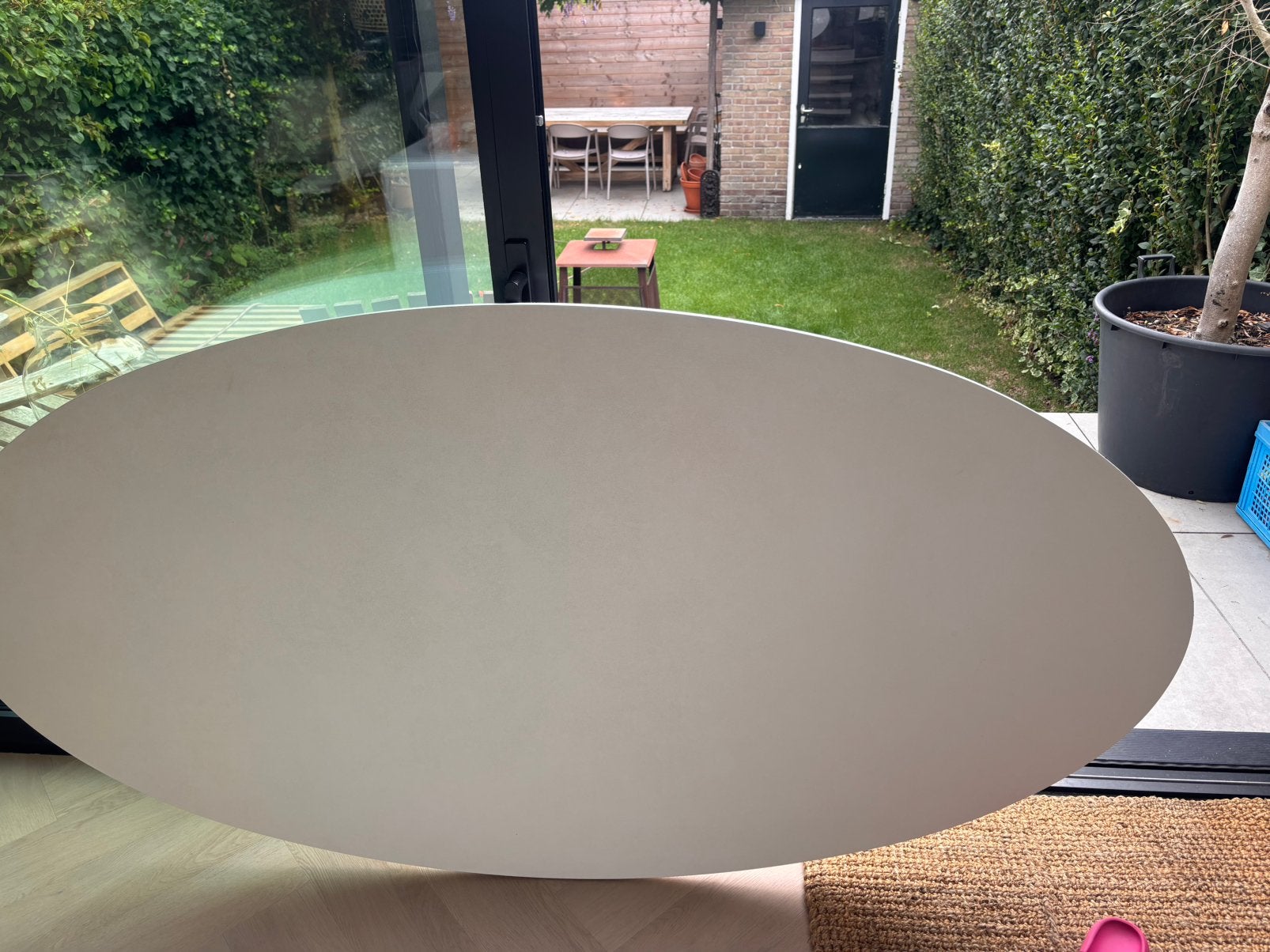 Tafelblad 200 x 100, Ophalen, Gebruikt, 50 tot 100 cm, Vijf personen of meer