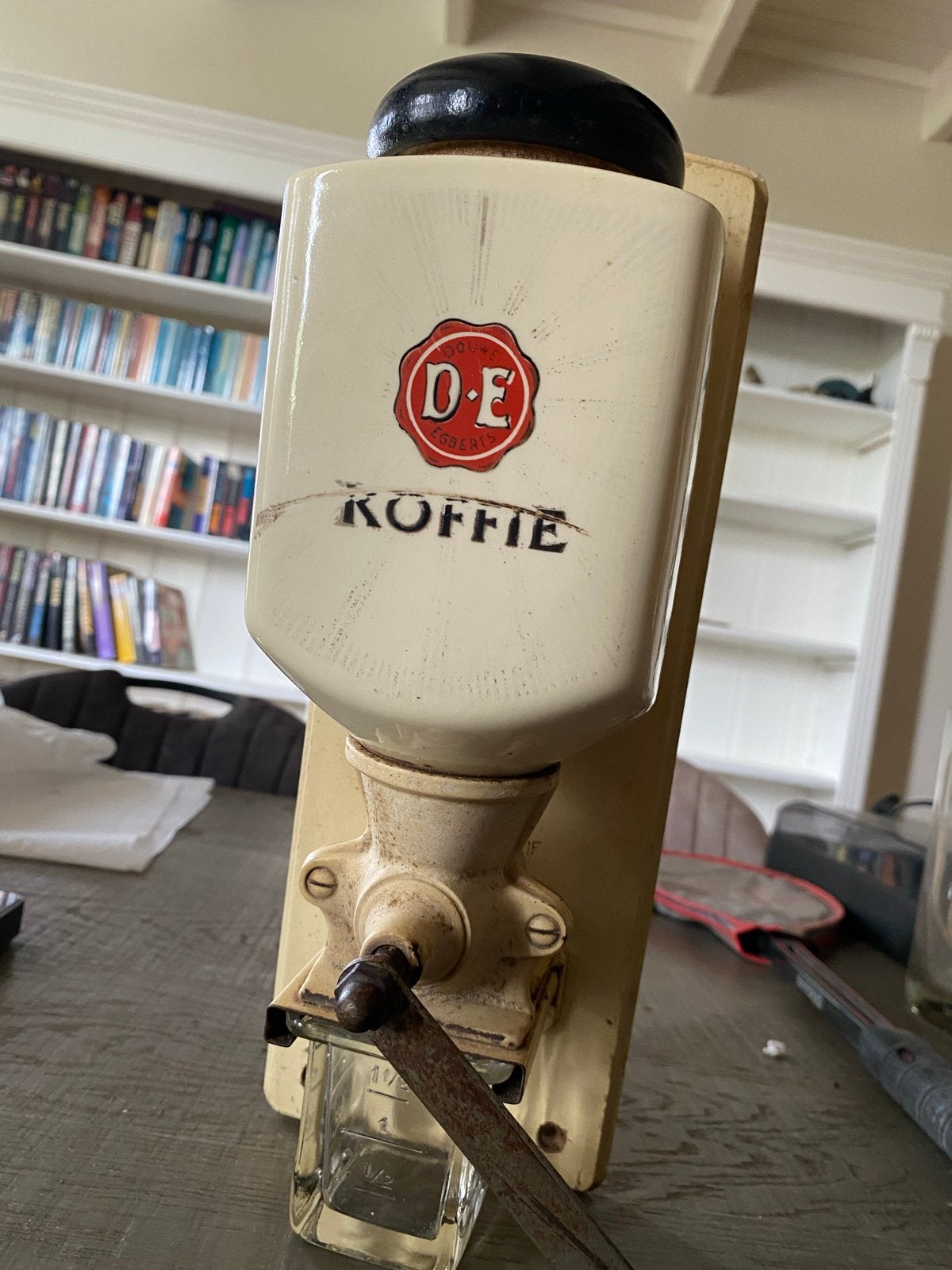 Vintage Douwe Egberts Koffiemolen - Wandmodel, Ophalen