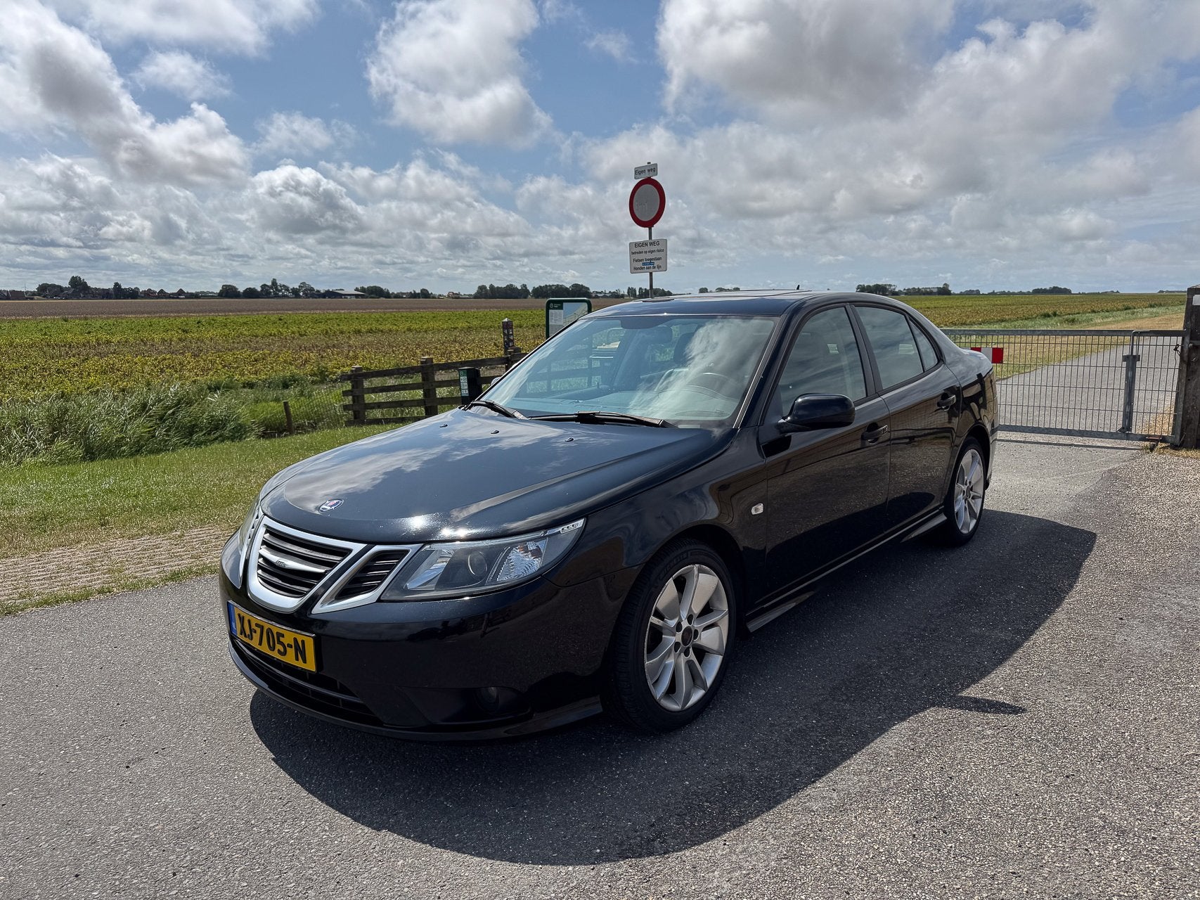 Saab 9-3 Sport Sedan 1.9 TTiD Linear 131 PK H6 | Nette auto, Auto's, Saab, Voorwielaandrijving, Euro 5, Gebruikt, Zwart