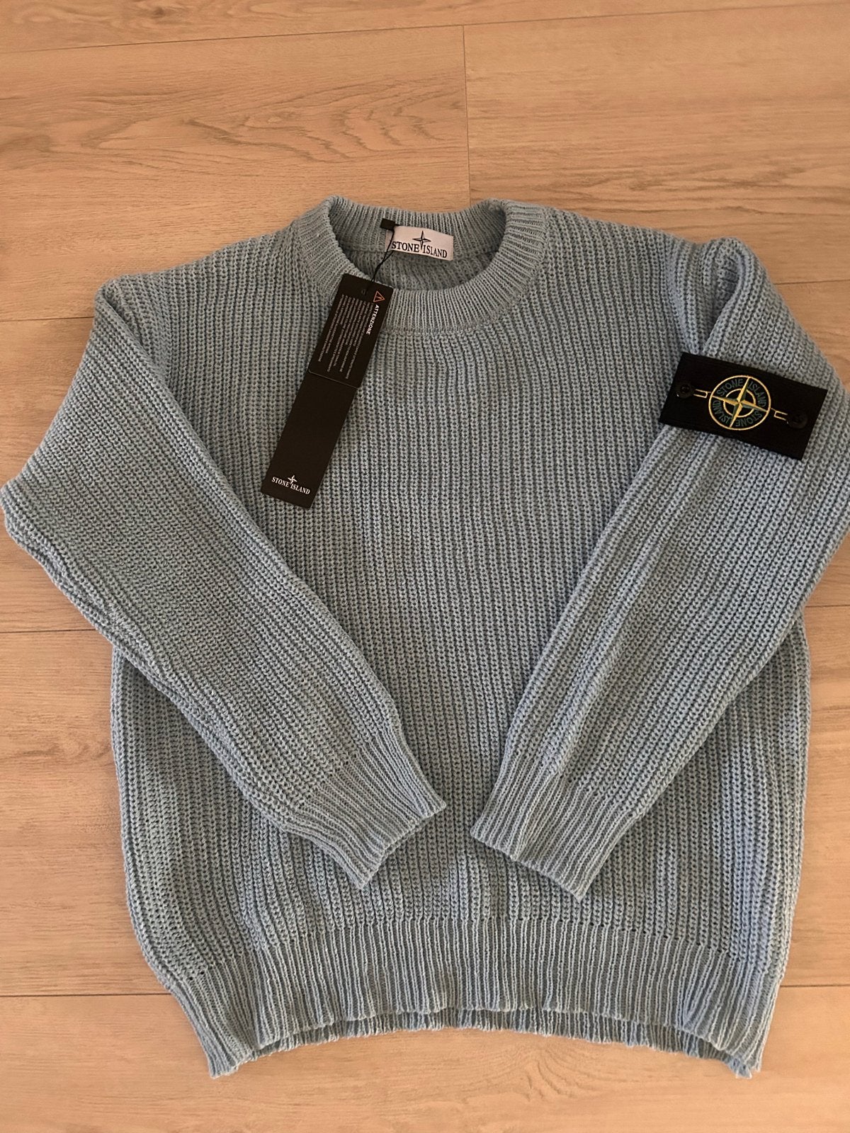 Stone Island trui lichtblauw - maat S, Ophalen of Verzenden, Nieuw, Blauw