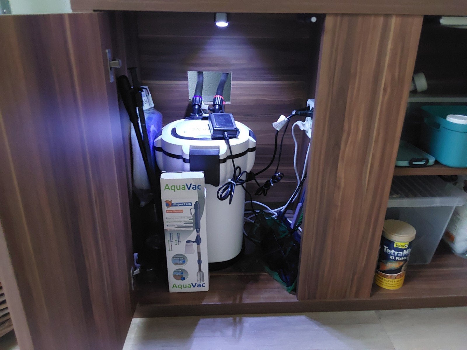 te koop Aqualantis aquarium wegens beeindiging, Dieren en Toebehoren, Ophalen, Gebruikt, Gevuld zoetwateraquarium, Aquatlantis