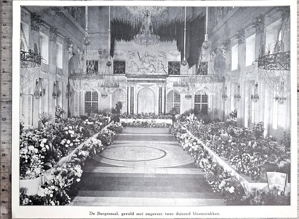 Amsterdam 1933, Burgerzaal in Paleis op de Dam, Verzenden, Voor 1940, Gebruikt, Gebouw