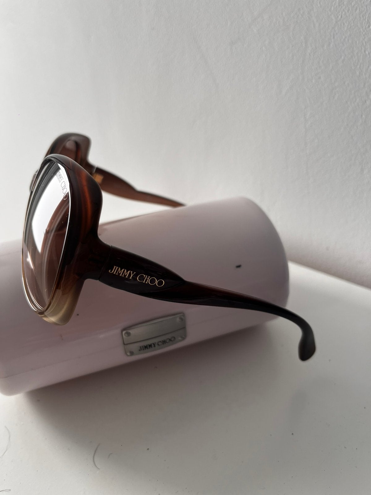 Jimmy choo, Ophalen of Verzenden, Zo goed als nieuw, Bruin, Overige merken