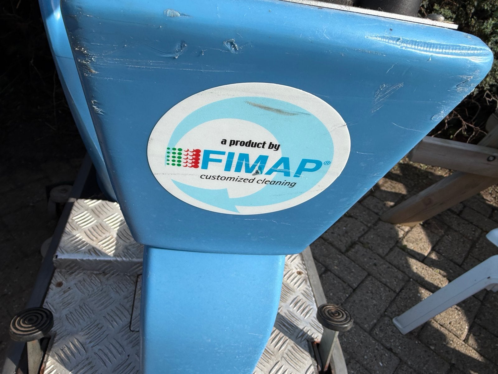 Fimap schrob-/zuigmachine voor onderdelen of reparatie, Ophalen