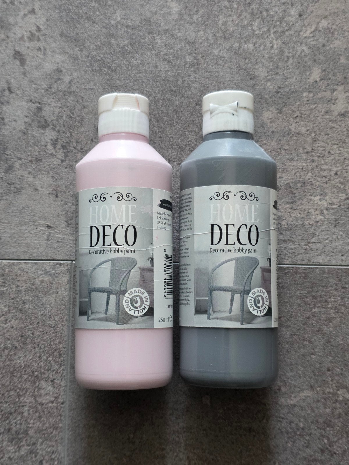 Home Deco hobby verf mat roze en grijs, Ophalen of Verzenden, Zo goed als nieuw