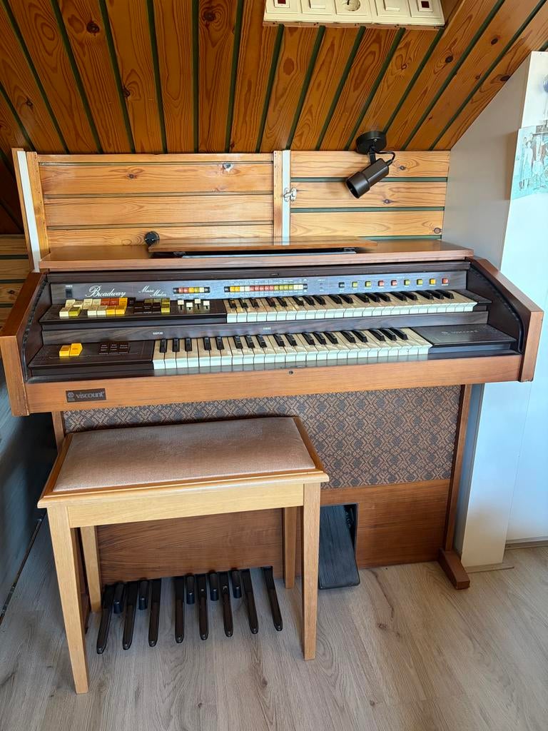 Viscount Broadway Music Maker Orgel met 2 klavieren, Muziek en Instrumenten, Orgels, Ophalen, Gebruikt, 2 klavieren, Orgel