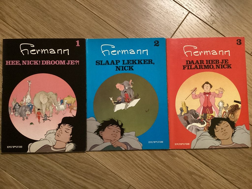 Nick (Hermann) 1 t/m 3 complete set, Eén stripboek, Ophalen of Verzenden, Zo goed als nieuw
